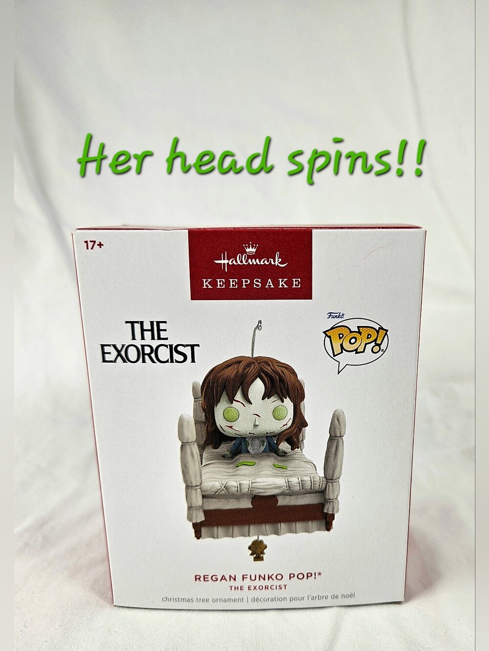 Hallmark Keepsake Ornament 2025, The Exorcist Regan Funko POP! with Motion NIB